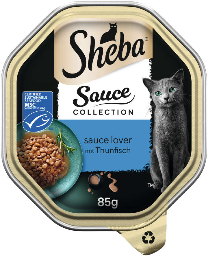 Sheba Katzen-Nassfutter Sauce Collection Lover mit Thunfisch